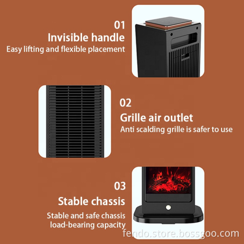 Wholesale PTC Heating Element with 3 Modes and LED Display for Home Office
